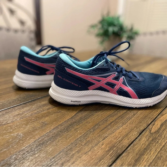 Asics Women’s Gel Contend 7 Running Shoes Size 9 Sneakers Workout Gym Comfort - Picture 3 of 8